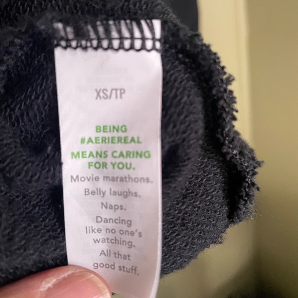 Aerie Women's Black Cotton Blazer Jacket - Picture 6 of 7